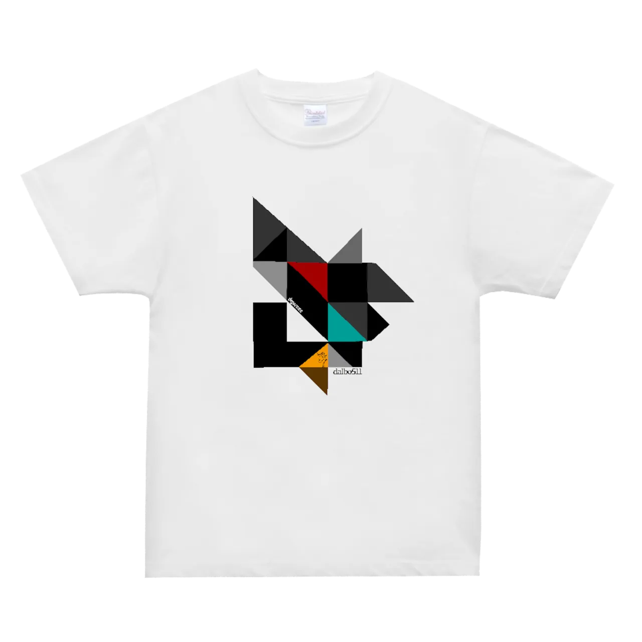 幾何学アートで彩るTシャツの魅力